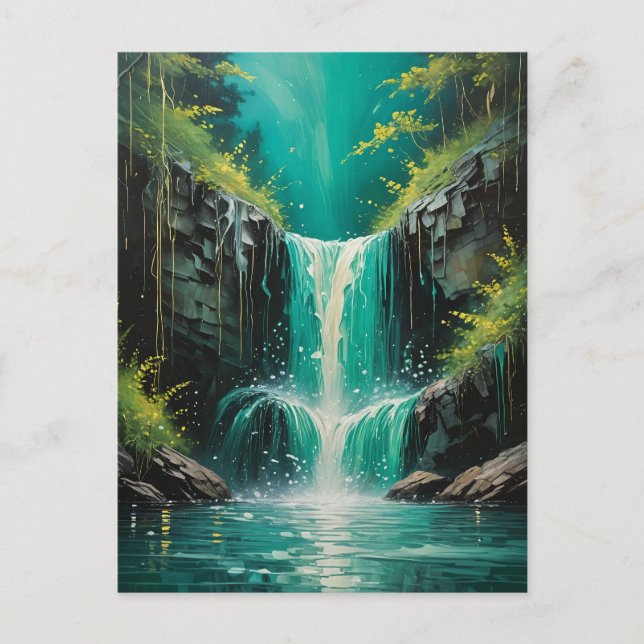 Cartão Postal Cascata da Serenidade (Frente)