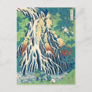 Cartão Postal Cascata de Kirifuri (Hiroshige)