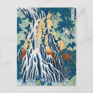 Cartão Postal Cascata de Kirifuri no Monte Kurokami em Shimosuke