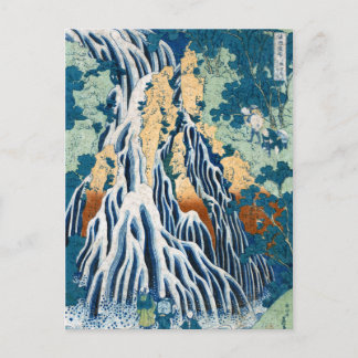 Cartão Postal Cascata de Kirifuri no Monte Kurokami em Shimosuke