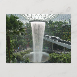 Cartão Postal Cascata interior de Singapura