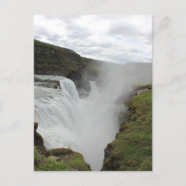 Cartão Postal Cascata verde