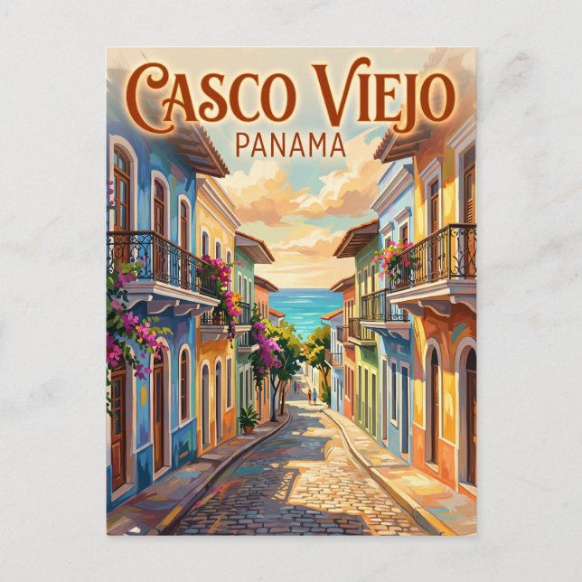 Cartão Postal Casco Antiguo Panamá (Frente)