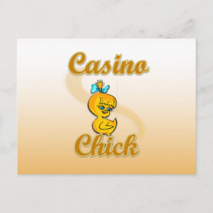 Cartão Postal Casino Chick