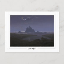 Caspar David Friedrich #165 - Cartão-postal de art