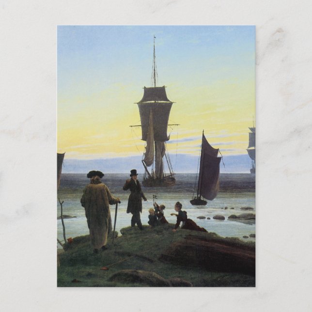 Cartão Postal Caspar David Friedrich Palcos Da Vida (Frente)