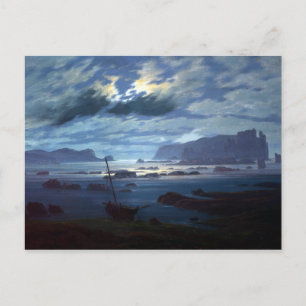 Cartão Postal Caspar David Friedrich Sea Norte