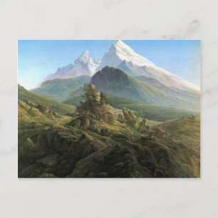 Cartão Postal Caspar David Friedrich - The Watzmann