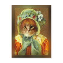Cassatt Boné sobre Gatinho 