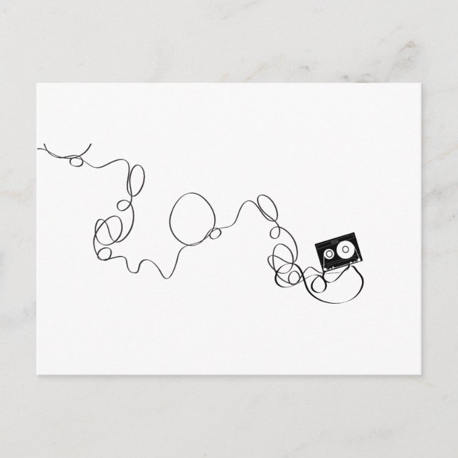 Cartão Postal Cassete (Frente)