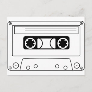 Cartão Postal Cassete de banda magnética