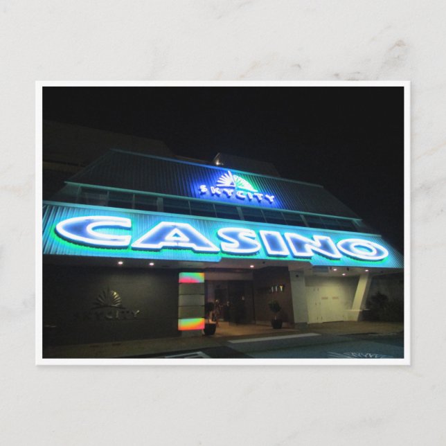 Cartão Postal cassino darwin (Frente)