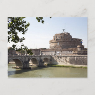 Cartão Postal Castel Sant'Angelo está situado perto do vaticano