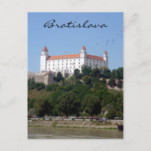 Cartão Postal castelo bratislava alto