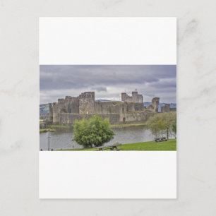 Cartão Postal Castelo Caerphilly