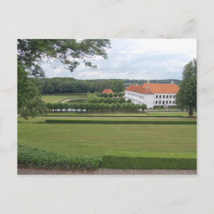 Cartão Postal Castelo Clausholm, Hadsten, Dinamarca.