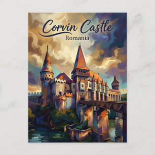 Cartão Postal Castelo Corvin Romênia