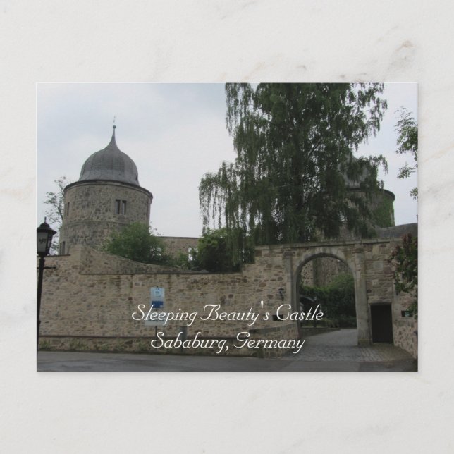 Cartão Postal Castelo da Bela Adormecida (Frente)