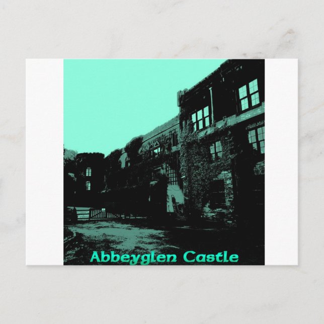 Cartão Postal Castelo de Abbeyglen, Clifden, Irlanda (Frente)