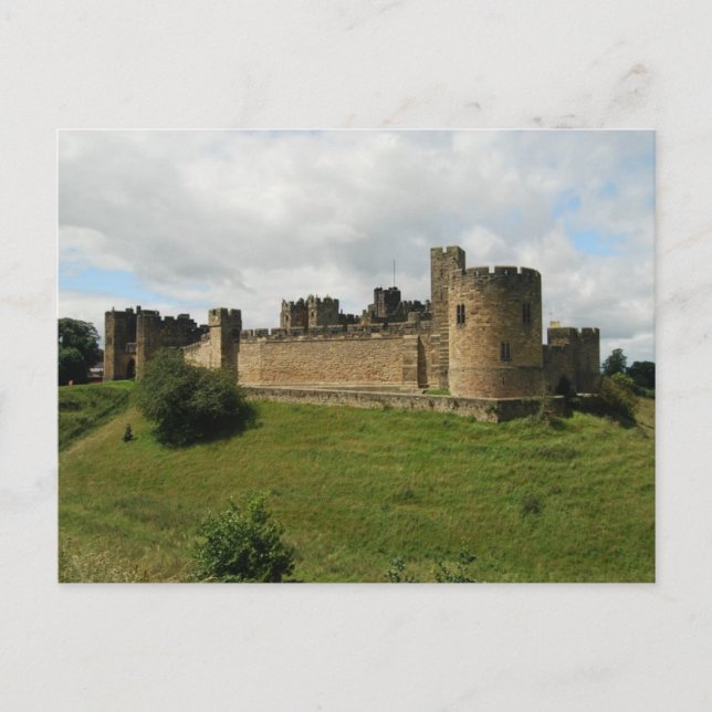 Cartão Postal Castelo de Alnwick (Frente)