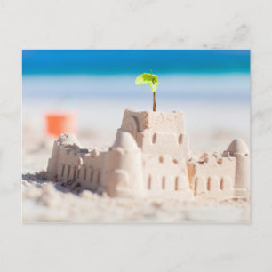 Cartão Postal Castelo de areia