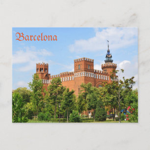 Cartão Postal Castelo de Barcelona