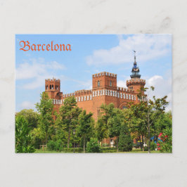 Cartão Postal Castelo de Barcelona