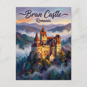 Cartão Postal Castelo de Bran Romênia