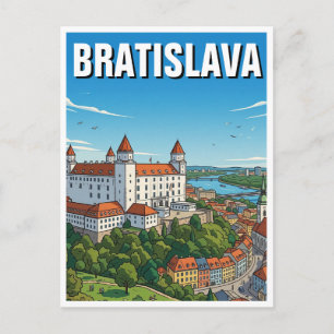 Cartão Postal Castelo de Bratislava