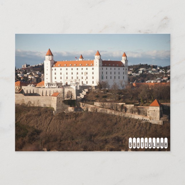 Cartão Postal Castelo de Bratislava (Frente)