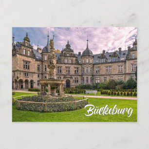 Cartão Postal Castelo de Buckeburg, Alemanha