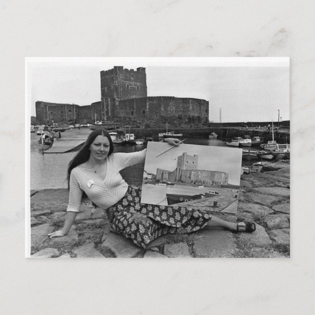 Cartão Postal Castelo de Carrickfergus (Frente)