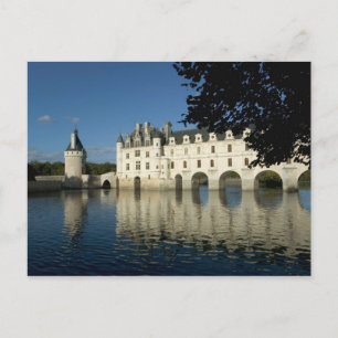 Cartão Postal Castelo de Chenonceau, Rio Cher, Loir-et-Cher, 2