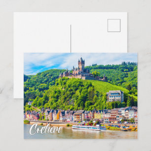 Cartão Postal Castelo de Cochem, Alemanha