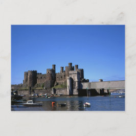 Cartão Postal Castelo de Conwy Norte do País de Gales