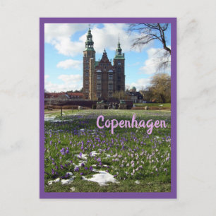Cartão Postal Castelo de Copenhague (Rosenborg Slot)