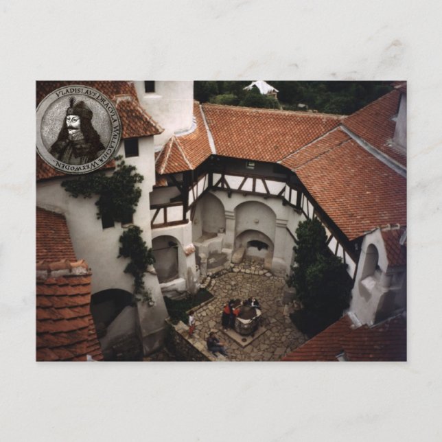 Cartão Postal castelo de dentro Drácula (Frente)