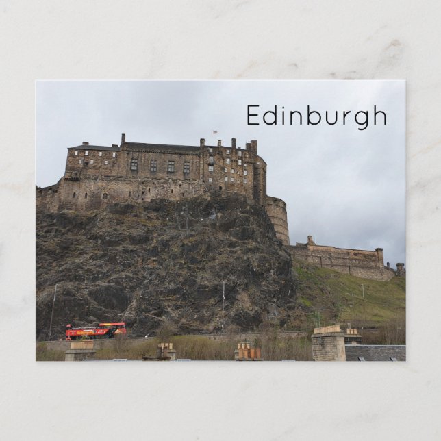 Cartão Postal Castelo de Edimburgo (Frente)