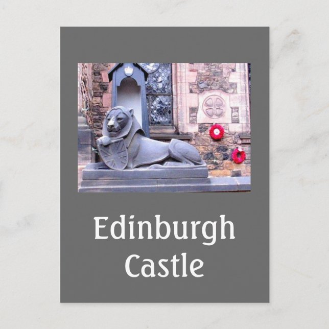 Cartão Postal Castelo de Edimburgo (Frente)