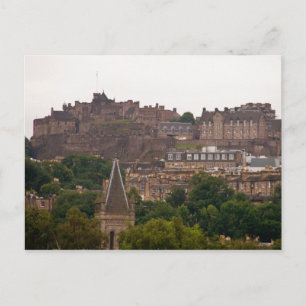 Cartão Postal Castelo de Edimburgo à distância