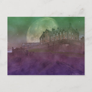 Cartão Postal Castelo de Edimburgo à Noite