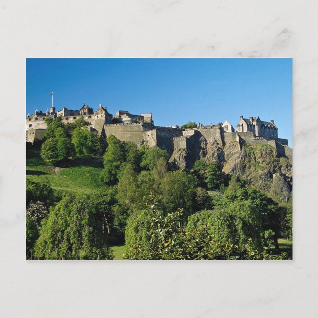 Cartão Postal Castelo de Edimburgo, Escócia (Frente)