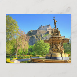 Cartão Postal Castelo de Edinburgh, Escócia