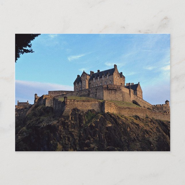 Cartão Postal Castelo de Edinburgh, Escócia (Frente)