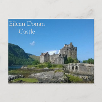 Cartão Postal Castelo de Eilean Donan, Escócia
