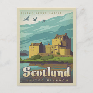 Cartão Postal Castelo de Eilean Donan - Escócia
