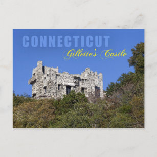 Cartão Postal Castelo de Gillette, Connecticut