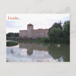 Cartão Postal Castelo de Gyula - Hungria