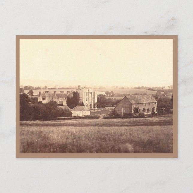 Cartão Postal Castelo de Hever - Kent - Vintage (Frente)