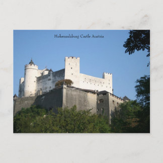 Cartão Postal Castelo de Hohensalzburg, Áustria